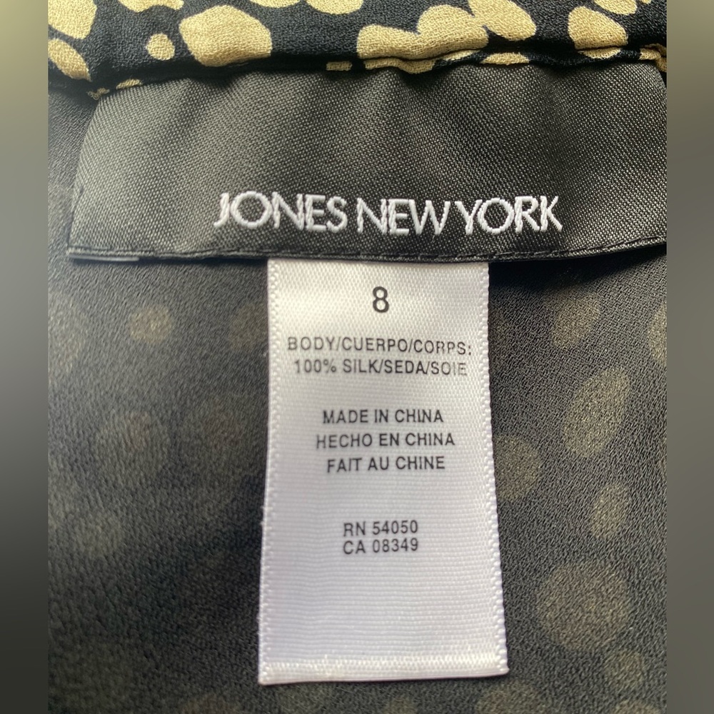 Jones New York Silk Skirt polka dot - Picture 5 of 9